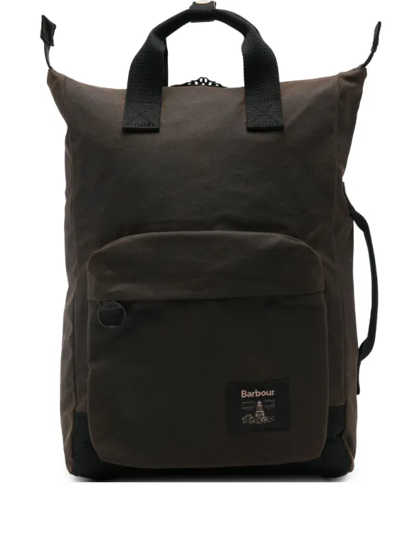 Barbour ワックスコットン バックパック | グリーン | FARFETCH JP