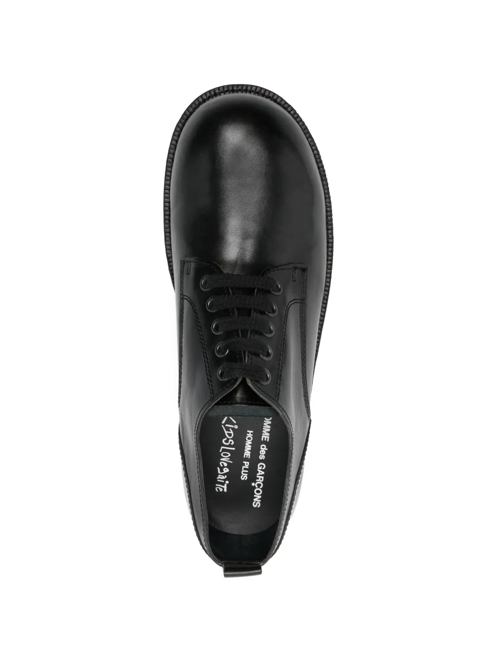 Comme des Garçons Homme Plus x Kids Love Gaite lace-up derby shoes Zwart