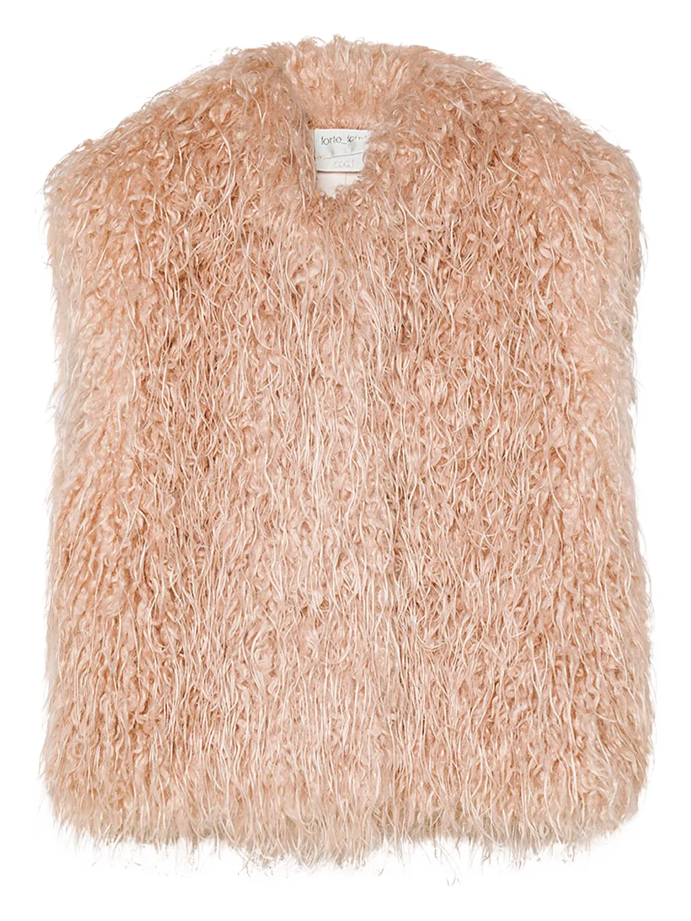 Forte Forte Faux-fur Gilet In Pink