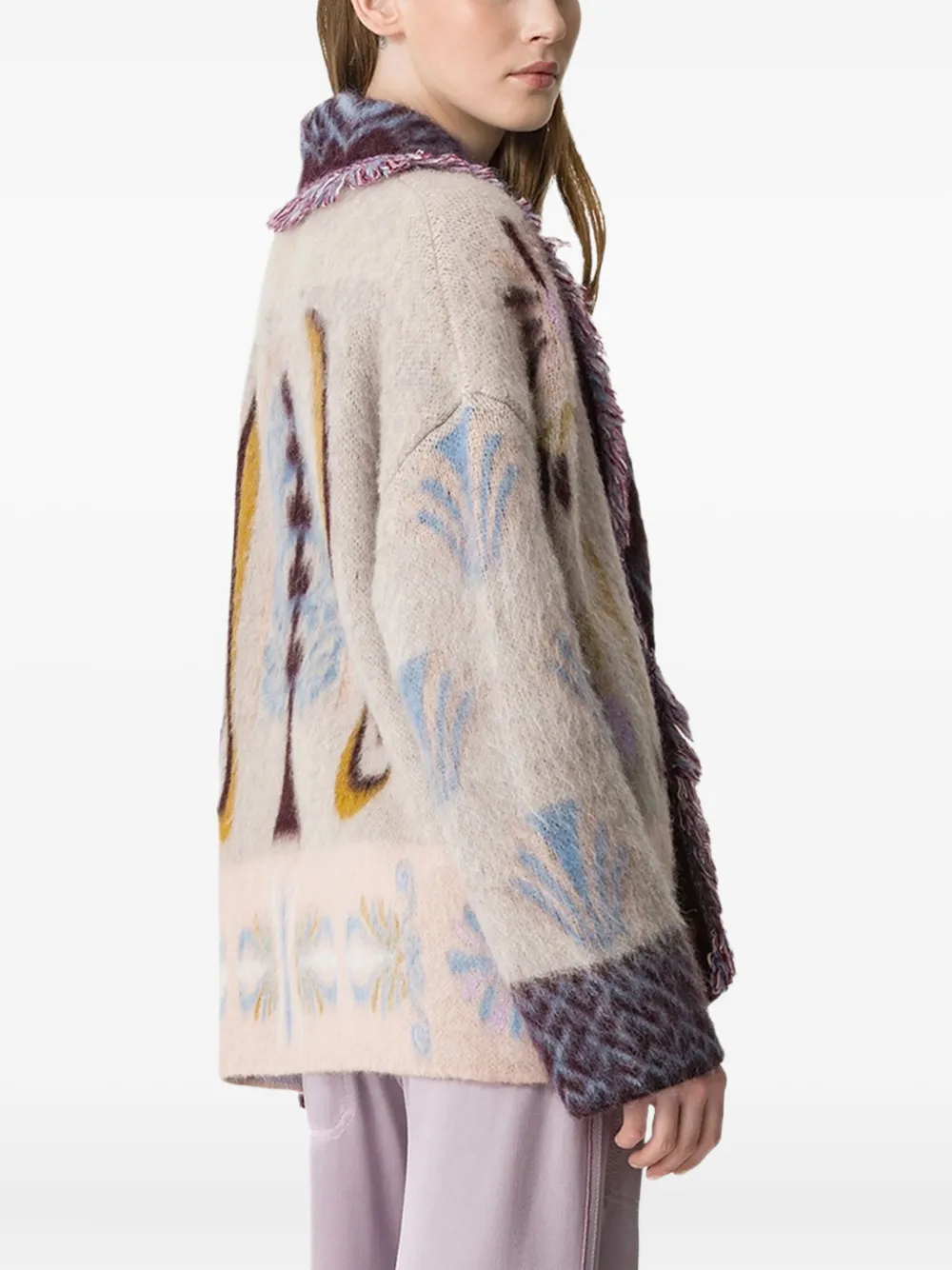 Forte Vest met franje Beige