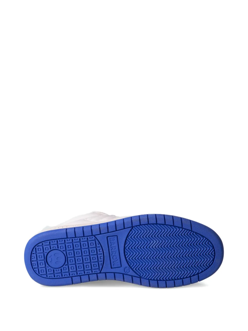 Barrow Suede-panel Sneakers - White 