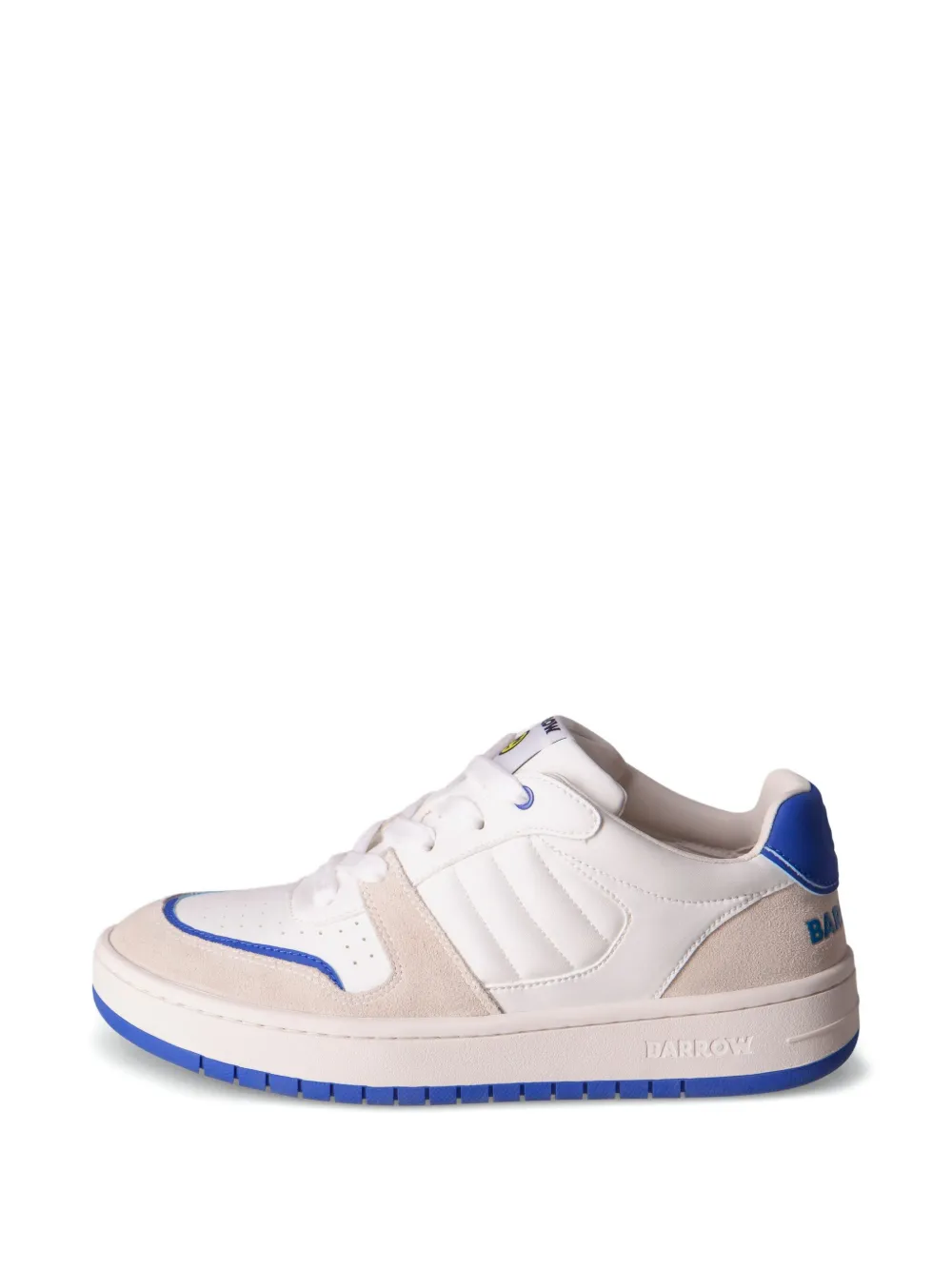 BARROW Sneakers met suède vlak Wit