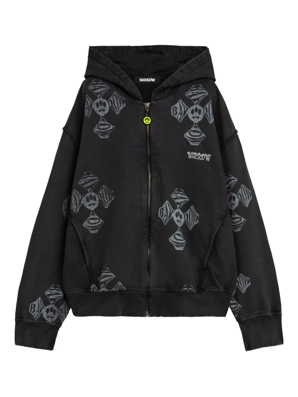 BARROW hoodie con motivo gráfico | negro | Image 1