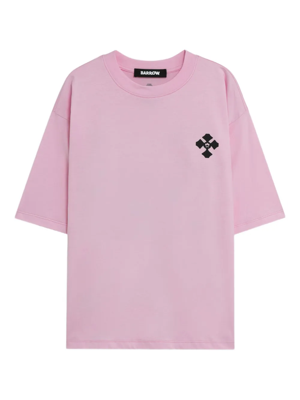 BARROW graphic-print T-shirt | Pink | Image 1