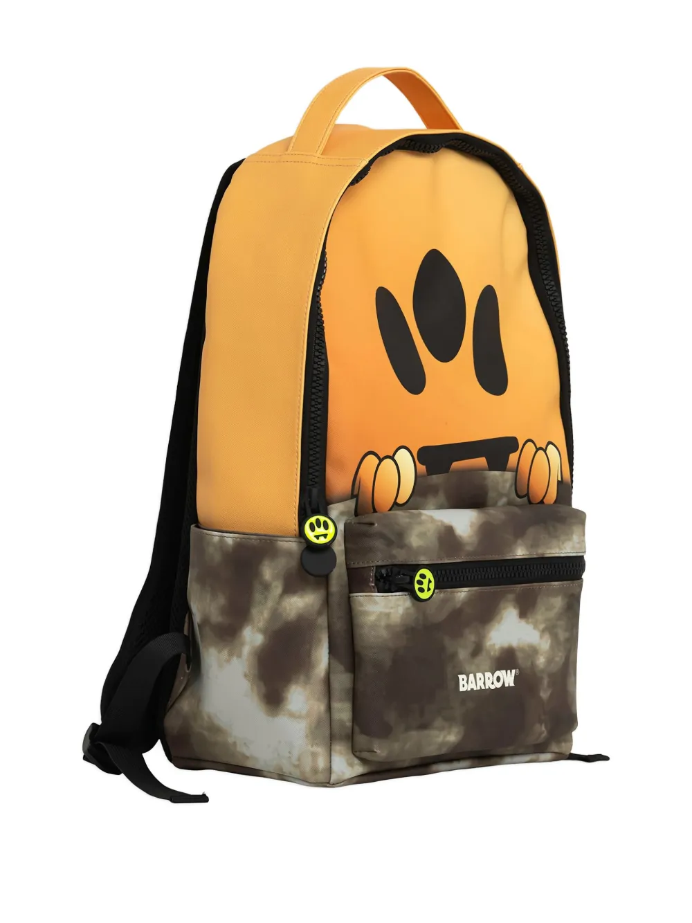 BARROW Camou rugzak met dubbele zak Geel