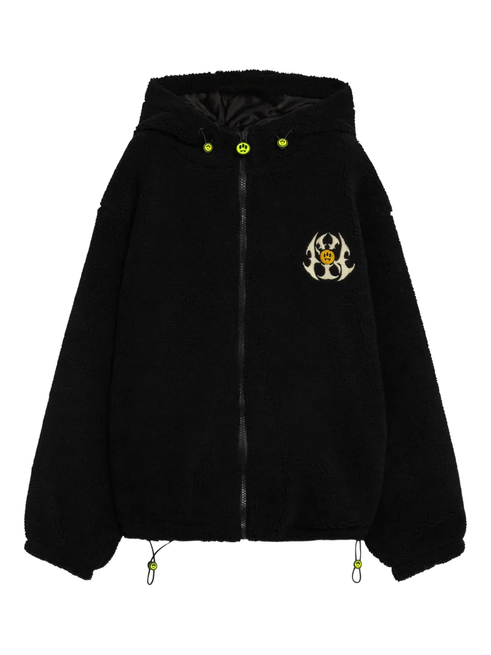 BARROW sudadera Teddy con capucha y cremallera | negro | Image 1