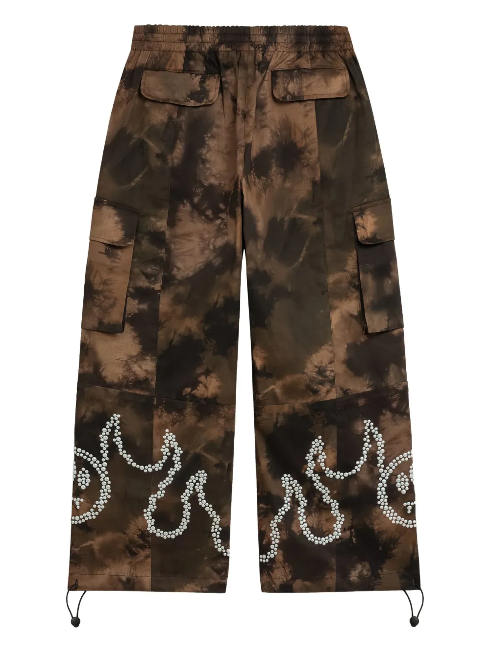 BARROW tie-dye embellished trousers | Tapered Pants | Image 2