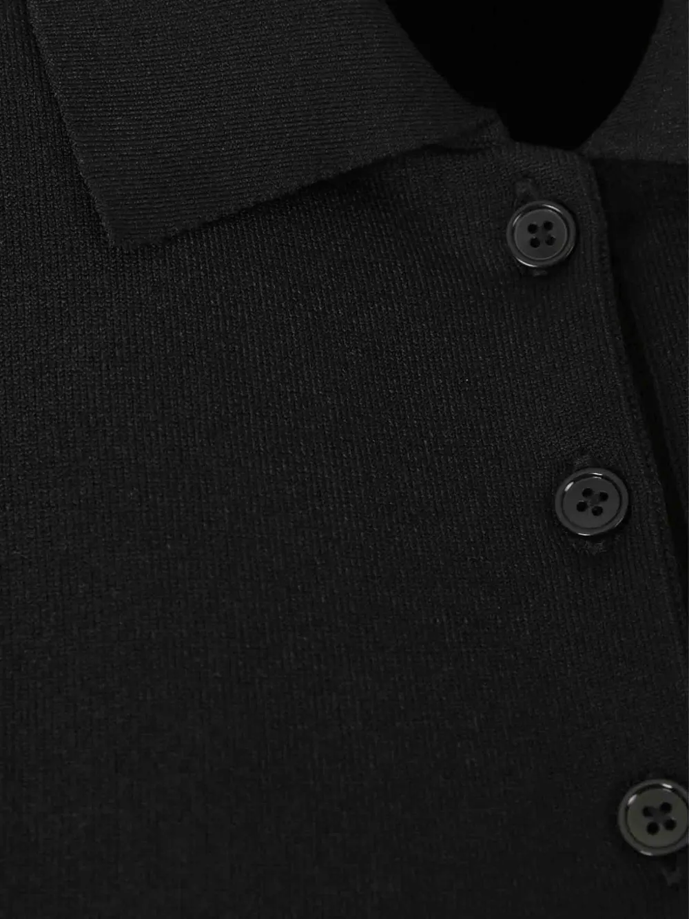 Alexander McQueen Polotop met kanten afwerking Zwart