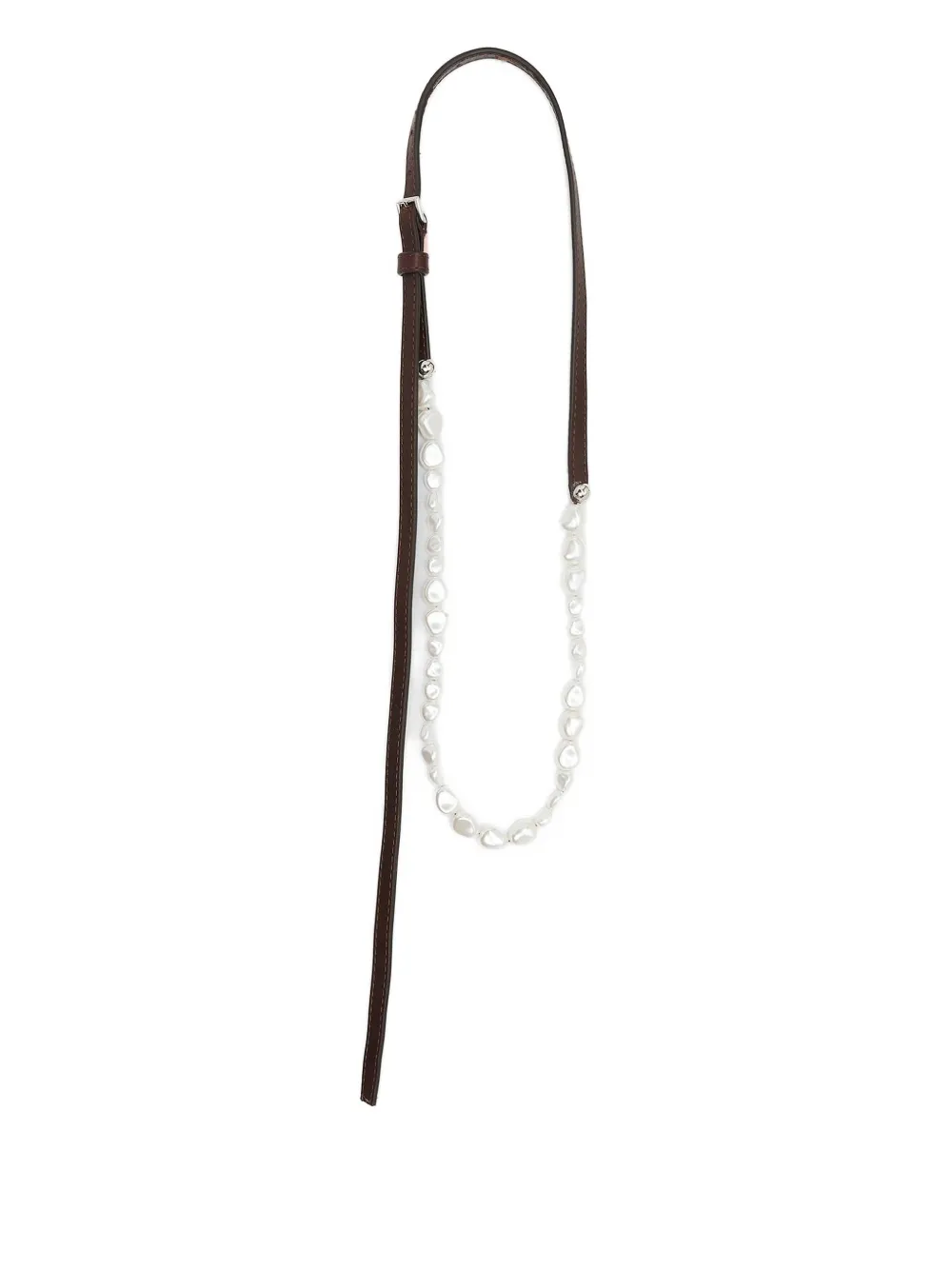 Dorothee Schumacher Pearl Perfection riem - Bruin
