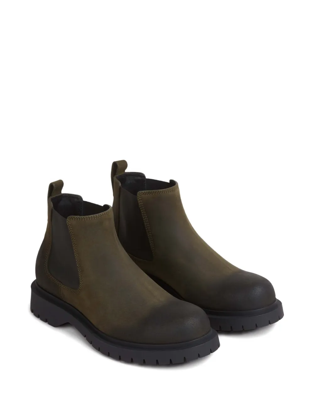 Givenchy leather Chelsea boots Green