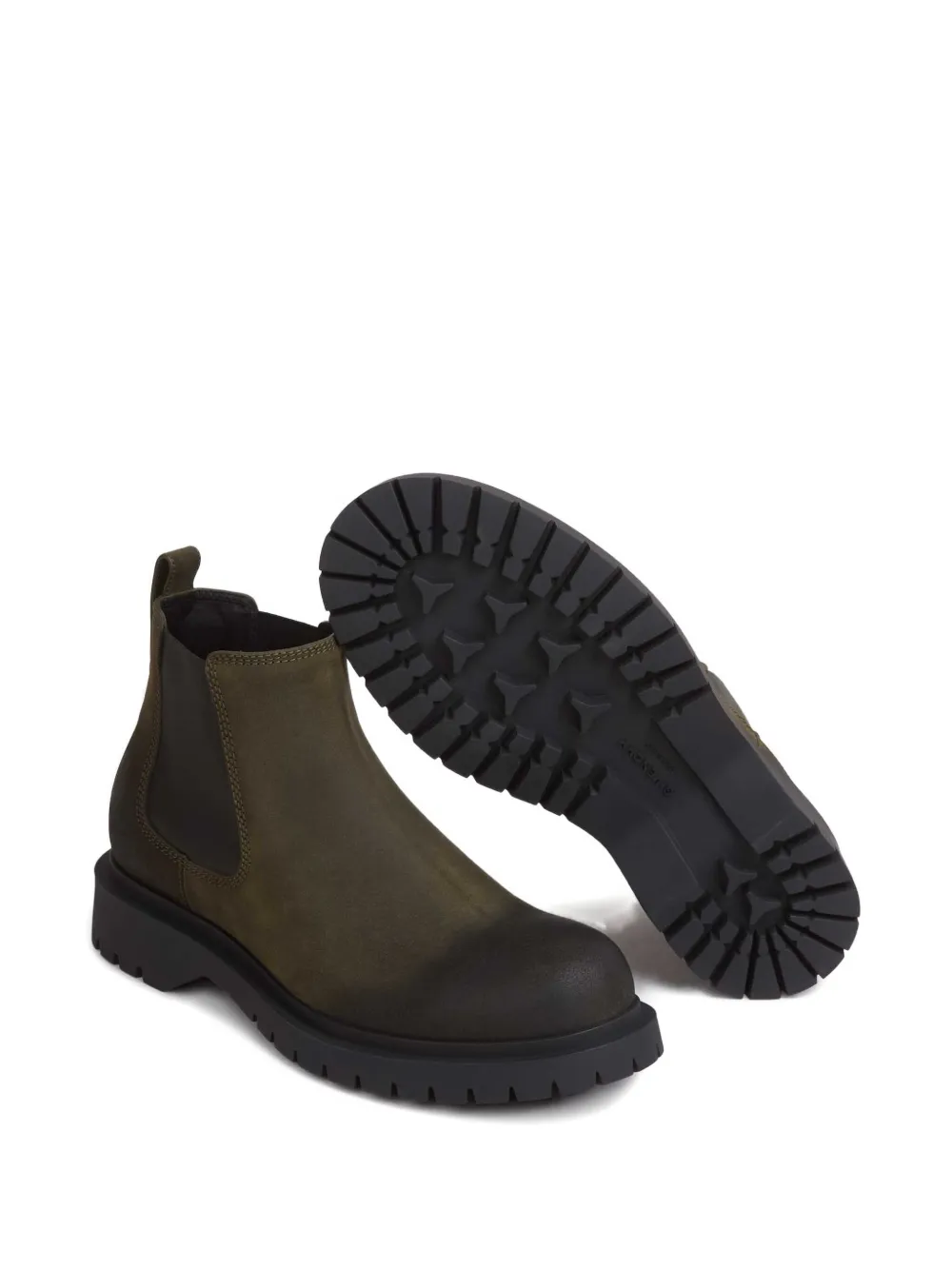 Givenchy leather Chelsea boots Green