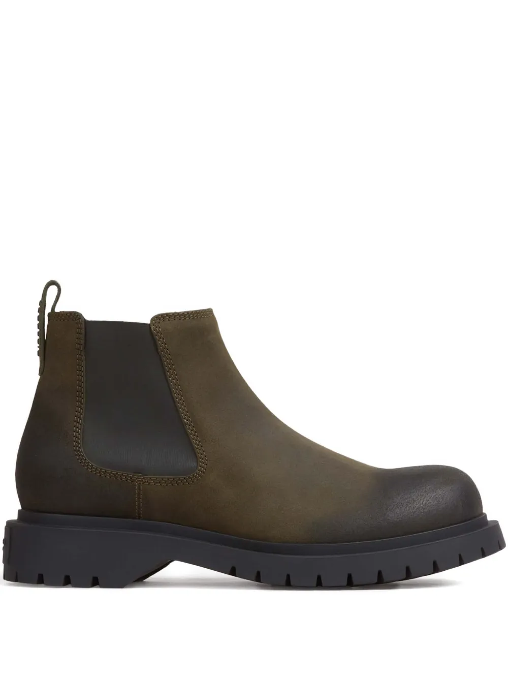 Givenchy leather Chelsea boots Green