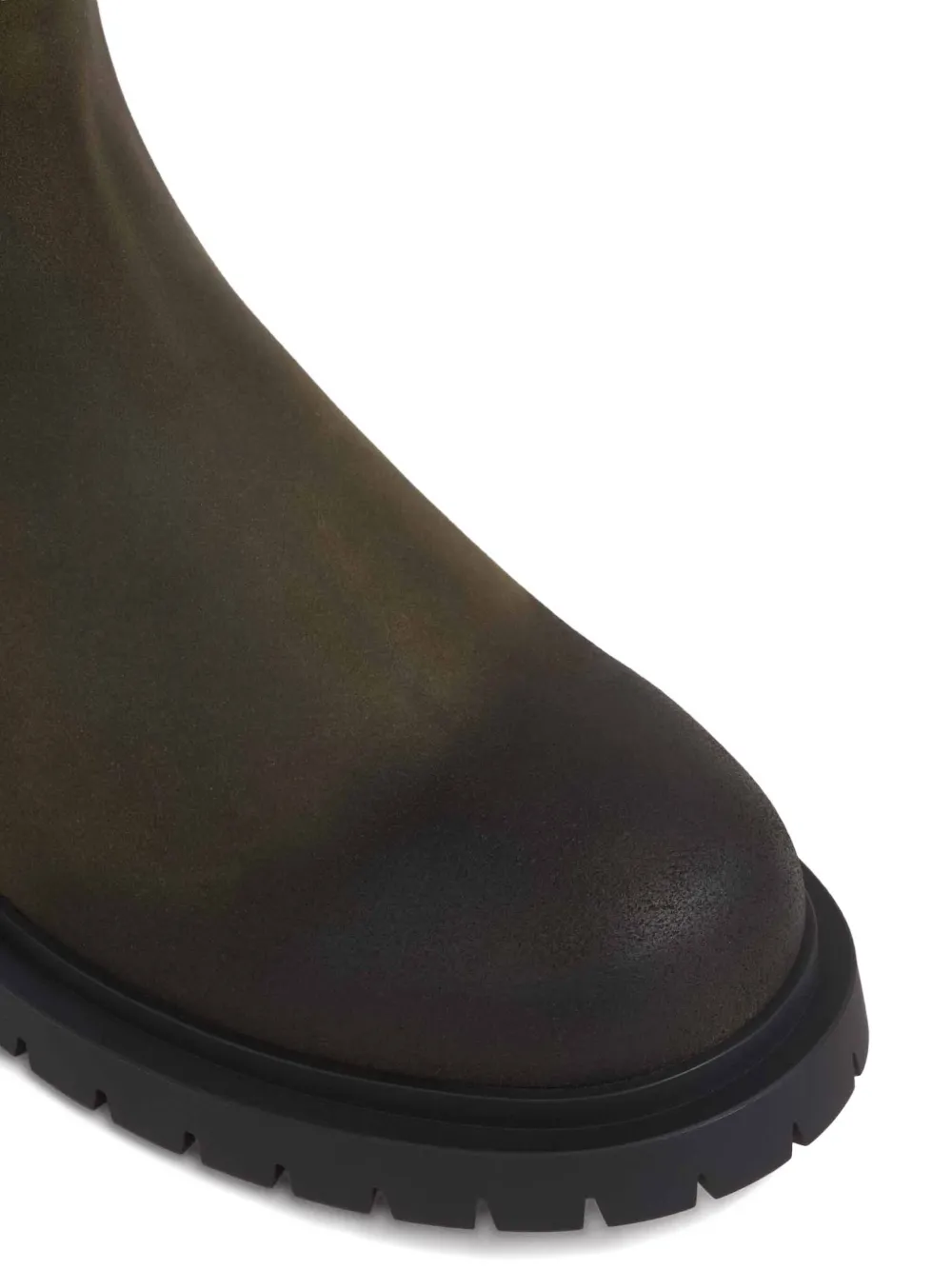 Givenchy leather Chelsea boots Green