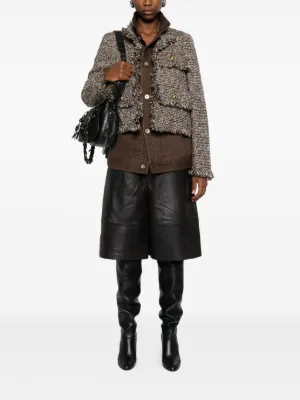 sacai サカイ　ツイード　ジャケット　コート 美品 サカイ sacai ツイード ジャケット コート2 21-05734