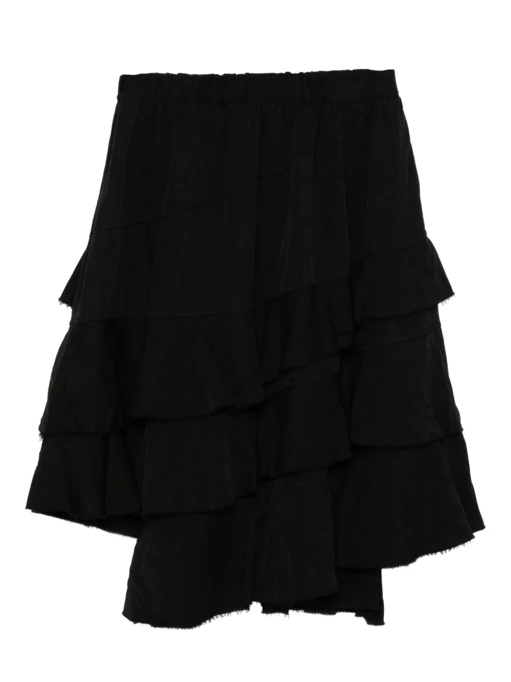 Black Comme Des Garçons ラッフル スカート - ブラック Black Comme Des Garçons ラッフル スカート - ブラック