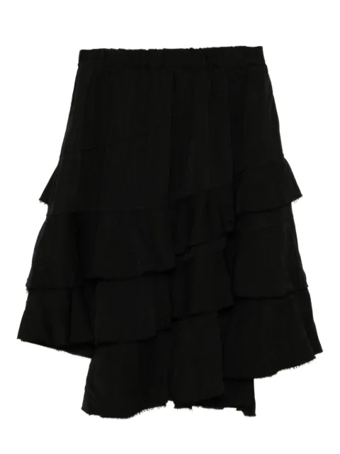 Black Comme Des Garçons ruffled skirt