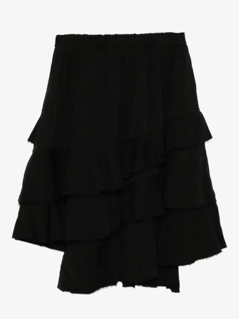 Black Comme Des Garçons ruffled skirt