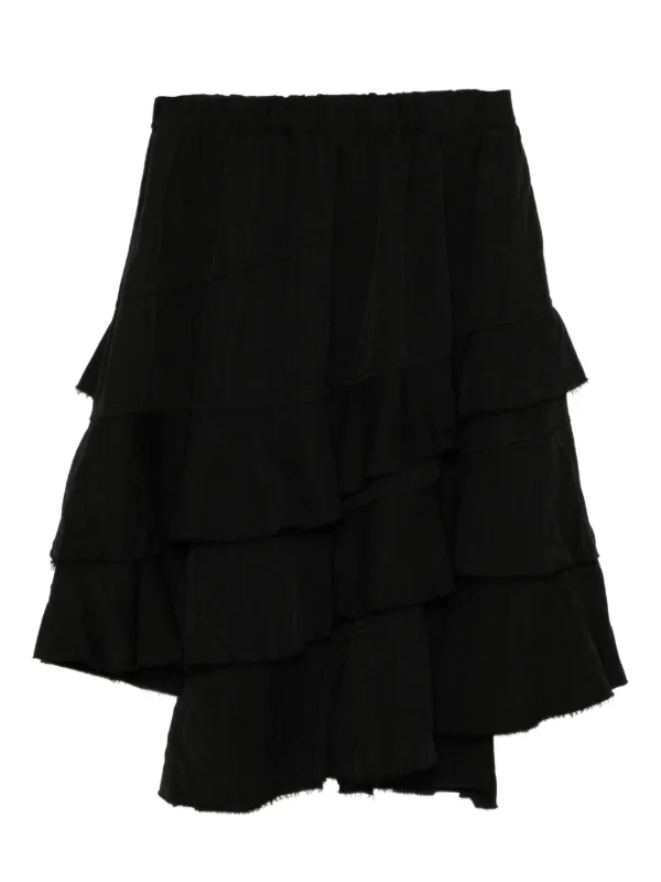 Black Comme Des Garçons ラッフル スカート | ブラック | FARFETCH JP