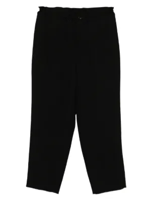 Black Comme Des Garçons プリーツディテール パンツ | ブラック