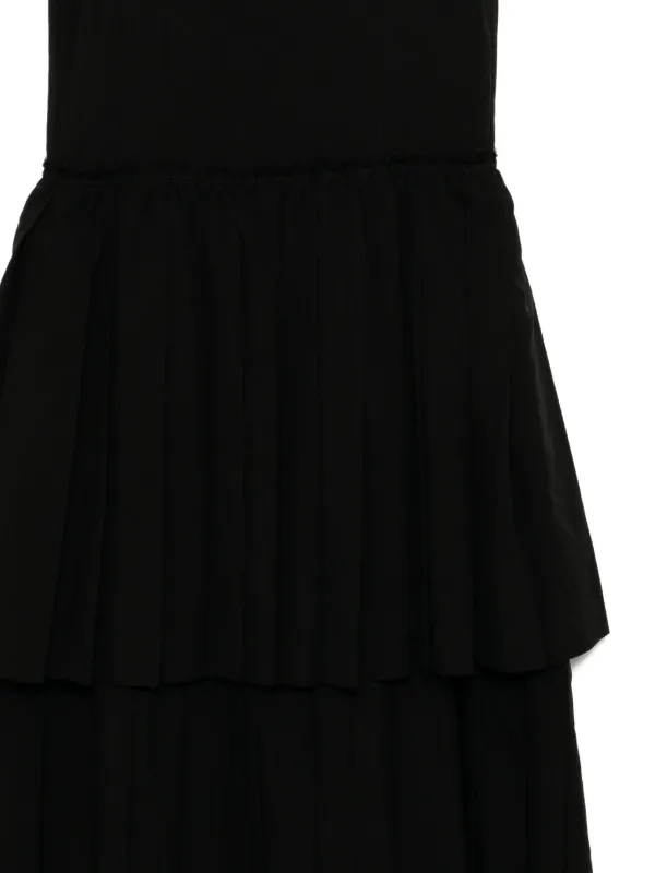Black Comme Des Garçons ノースリーブ ドレス | ブラック | FARFETCH JP
