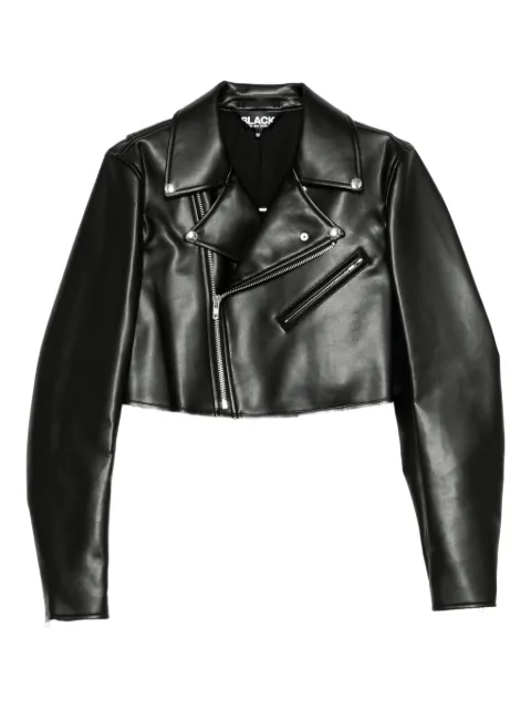 Black Comme Des Garçons جاكيت بايكر بسحاب
