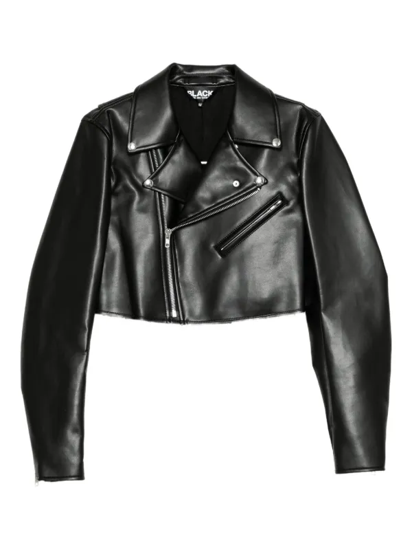 Black Comme Des Garcons Motorcycle Jacket Black Comme Des Garçons