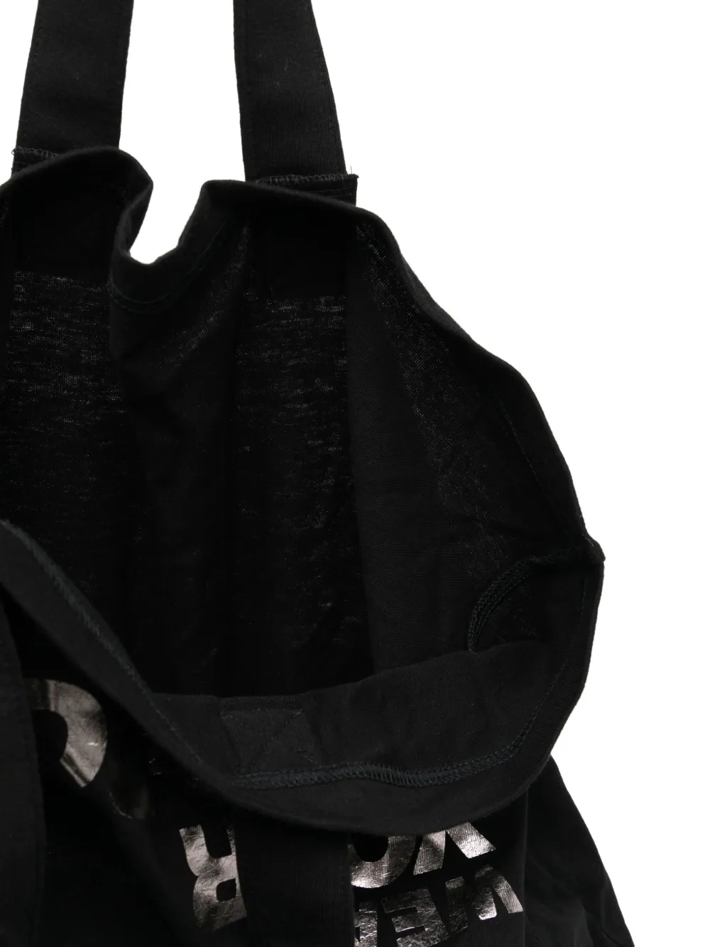 Black Comme Des Garçons x Nike shopper met print Zwart