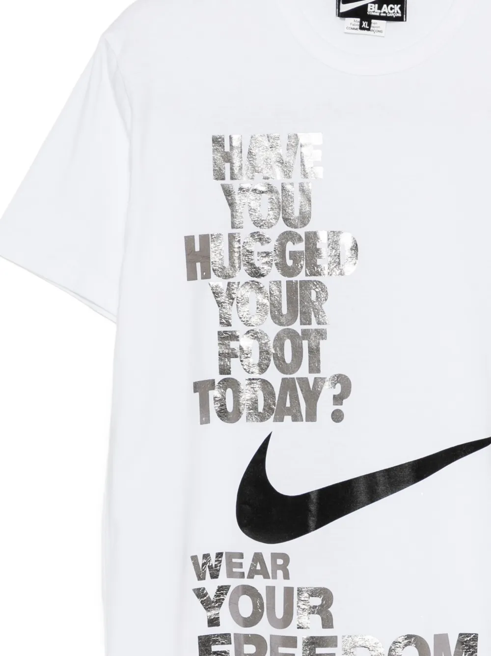Black Comme Des Garçons x Nike Dimension T-shirt Wit