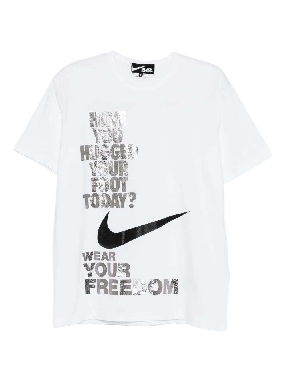 Black Comme Des Garçons x Nike Dimension T-shirt | White | Image 1