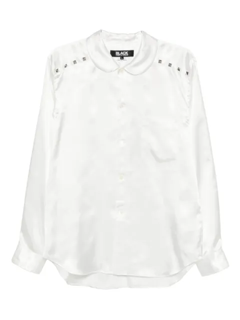 Black Comme Des Garçons قميص مزين بترصيع