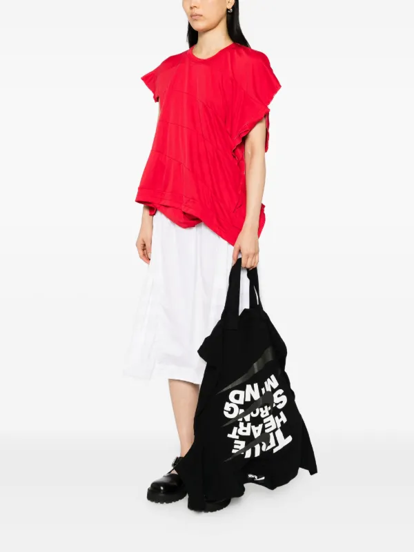 Black Comme Des Garçons x Nike プリント ハンドバッグ | ブラック