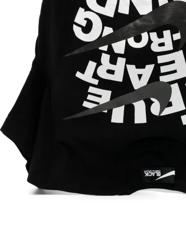 Black Comme Des Garçons x Nike Printed Tote Bag | Black | FARFETCH