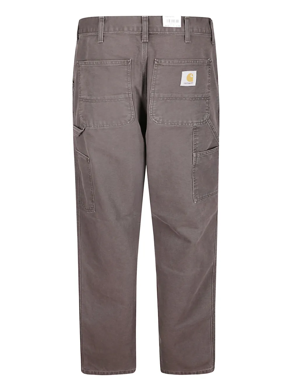 Carhartt WIP logo-patch trousers - Grijs
