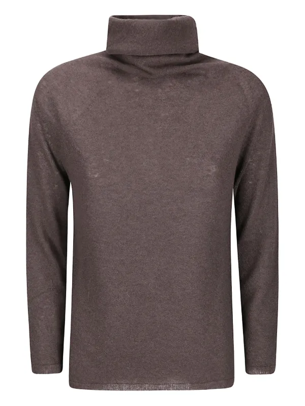 Archivio B Turtleneck Cashmere Sweater Brown FARFETCH BH