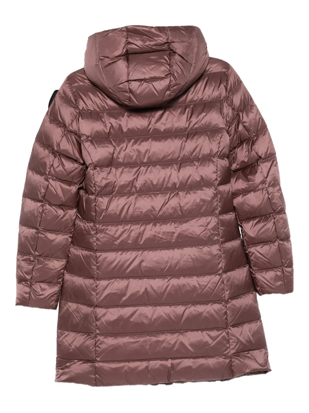 Blauer Jas met capuchon - Roze
