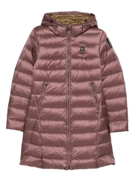 Blauer hooded quilted coat