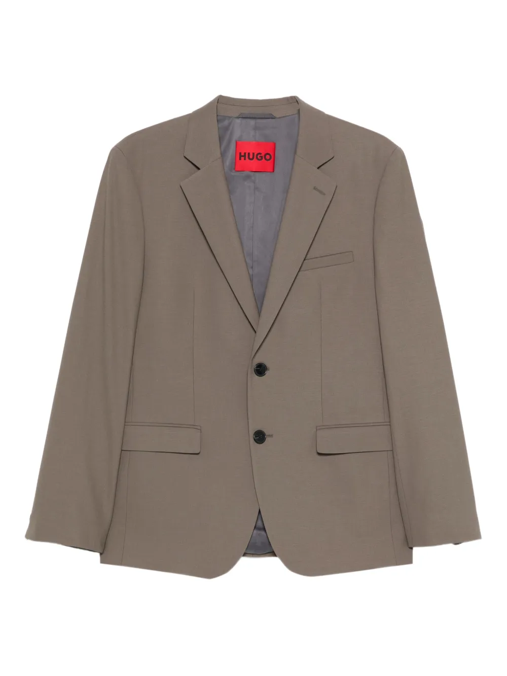 Hugo Boss Wool Blend Single-breasted Suit In Brown