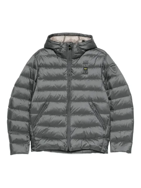 Blauer Acton Kapuzenjacke