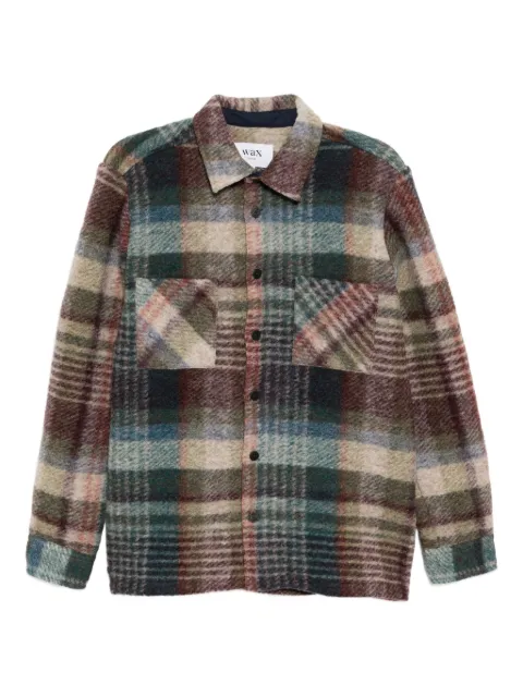 Wax London plaid shirt jacket