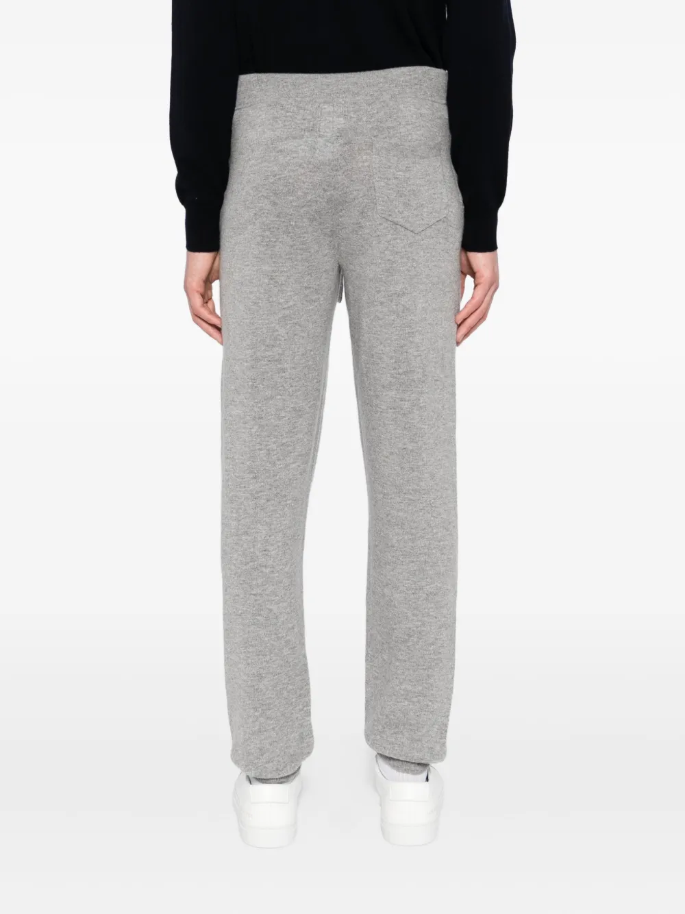 Allude Wollen gebreide broek Grijs