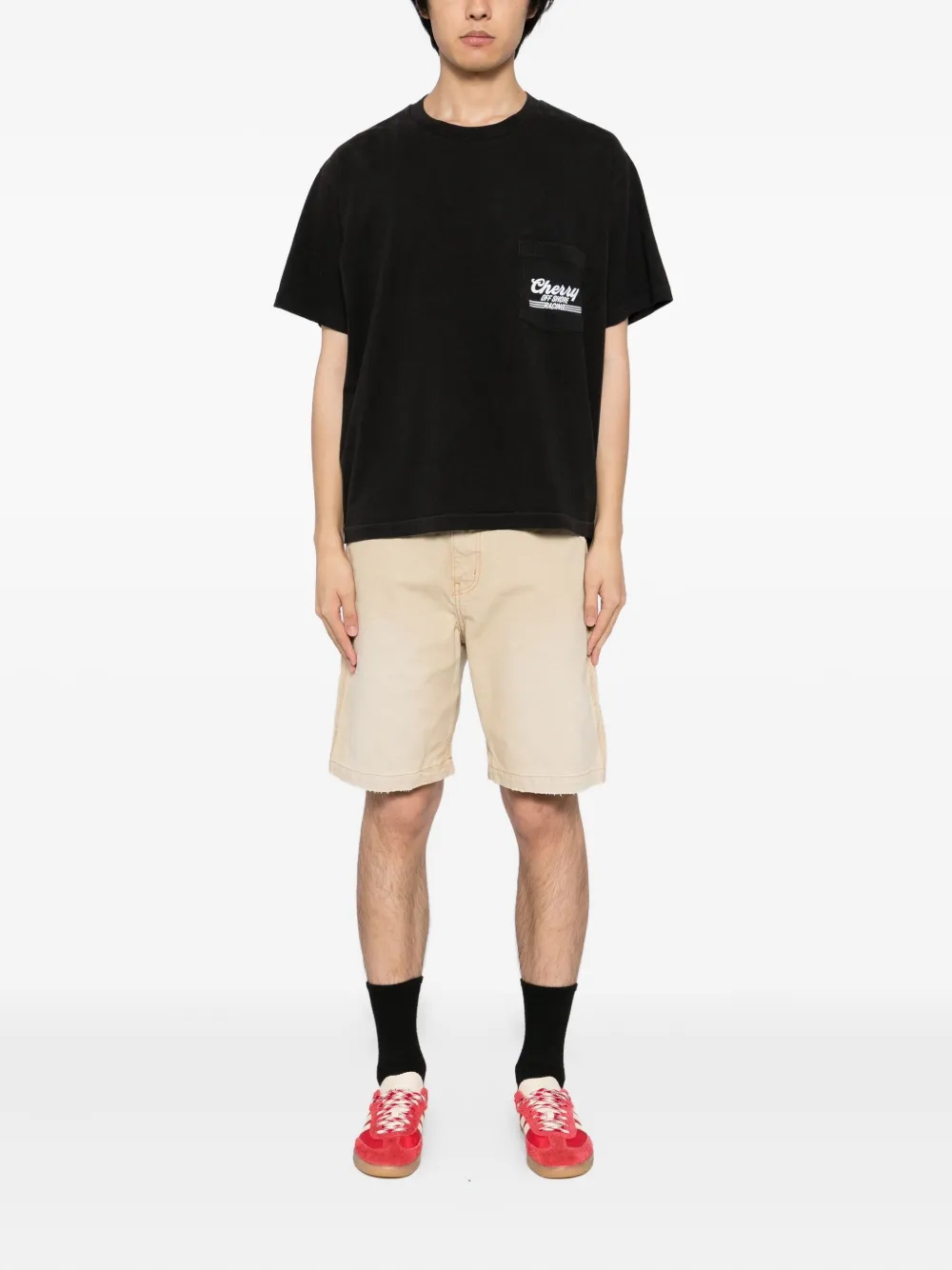 Cherry LA Offshore Racing T-shirt - Zwart
