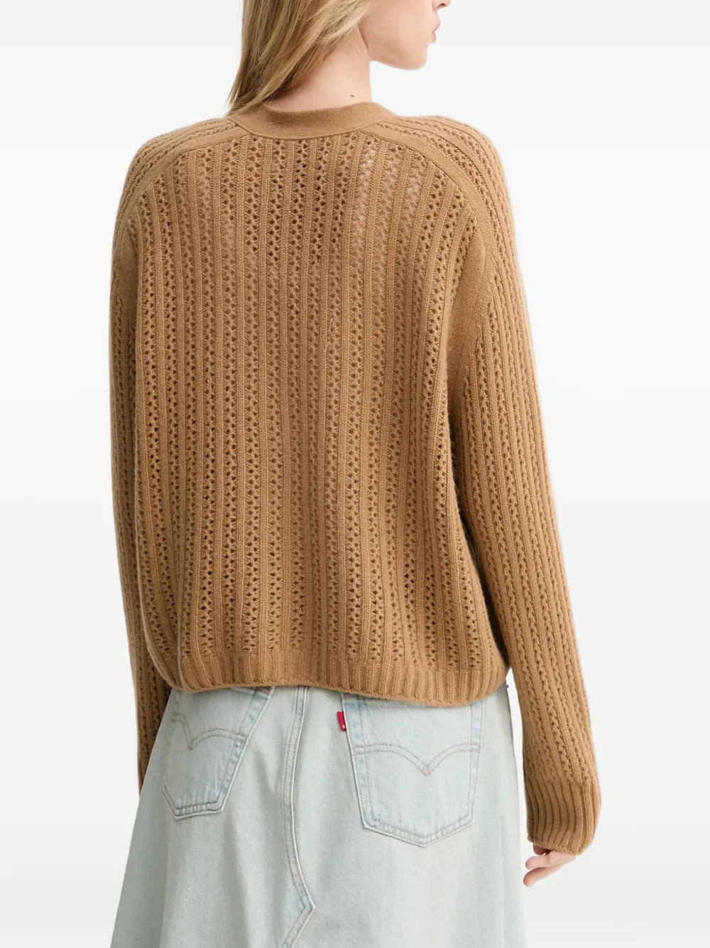  Marc O'polo Button-fastening Cardigan - Brown 