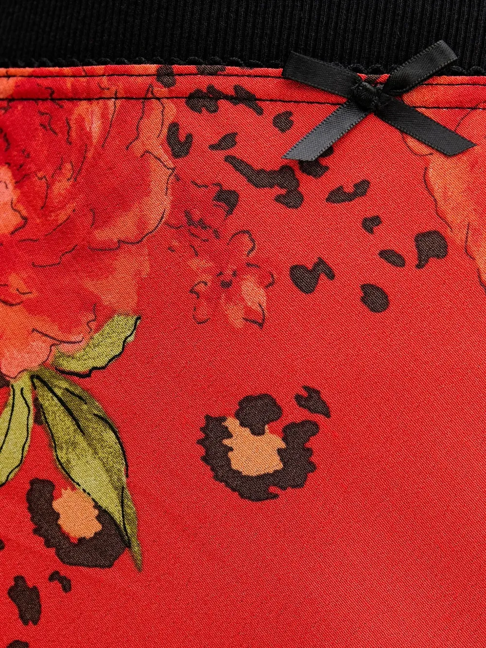 Never Fully Dressed Floral-print Midi Skirt In Red