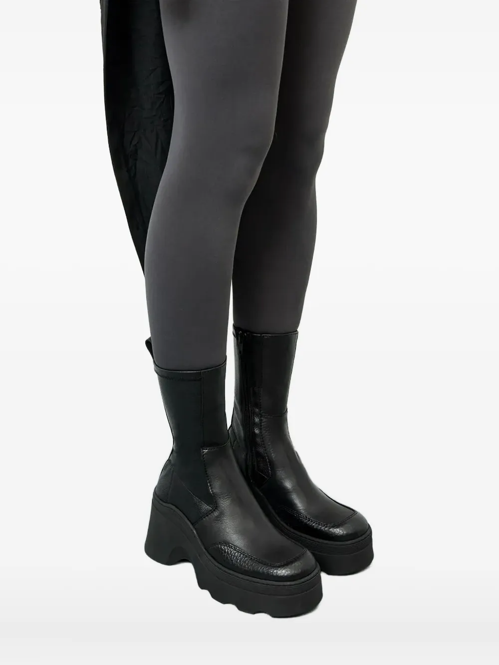 Miista 100mm Deandra Platform Ankle Boots In Black