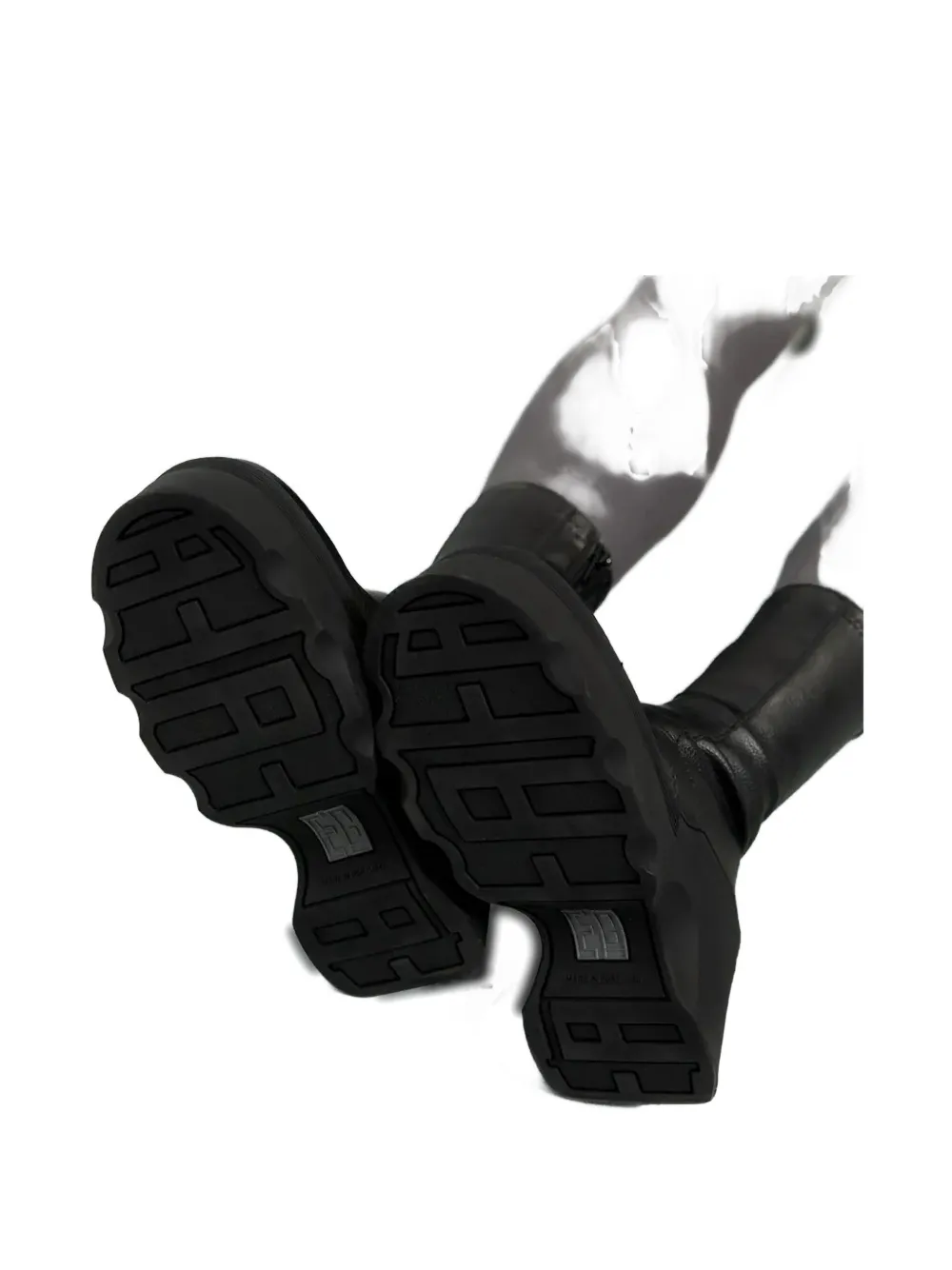 Miista 100mm Deandra Platform Ankle Boots In Black