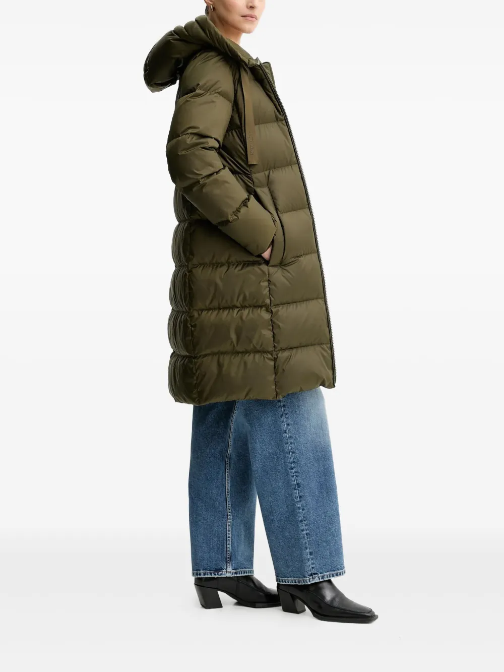 Marc O'Polo Jas met capuchon Groen