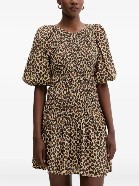 NEVER FULLY DRESSED animal-print mini dress