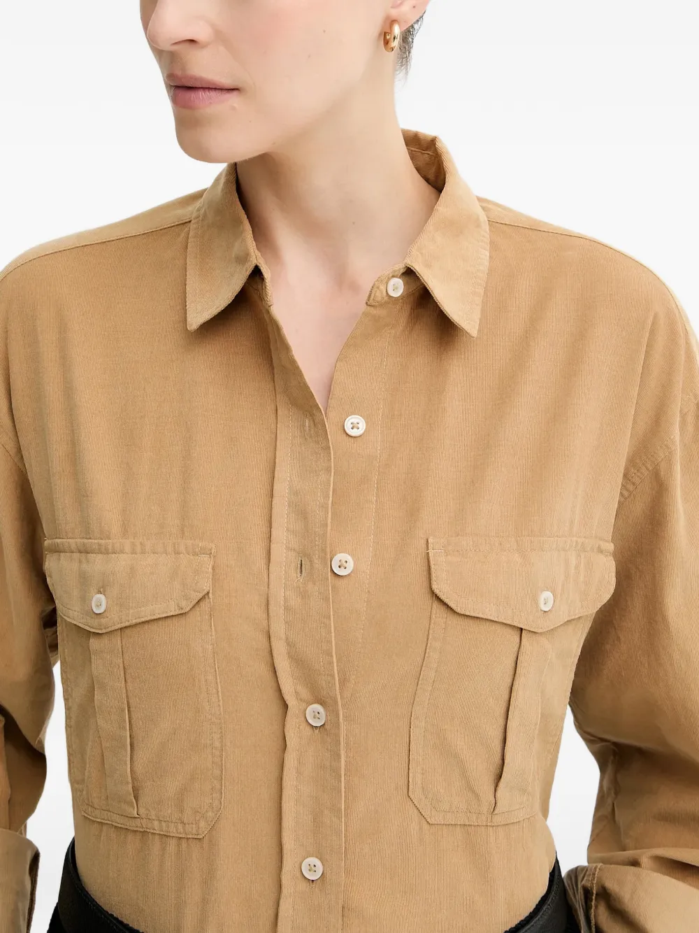 Marc O'Polo Linnen overhemd Beige