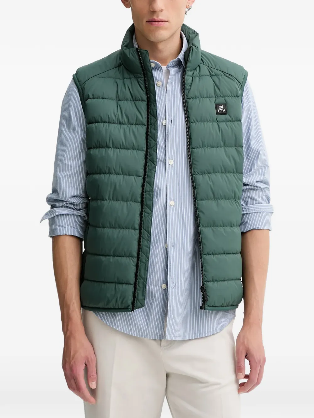 Marc O'Polo quilted gilet | verde | Image 1