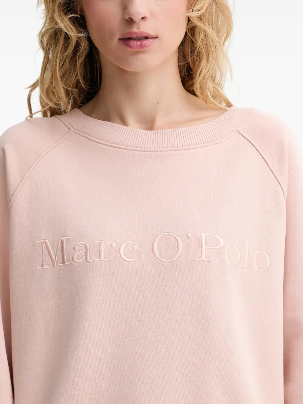 Marc O'polo Long-sleeve Sweater In Pink